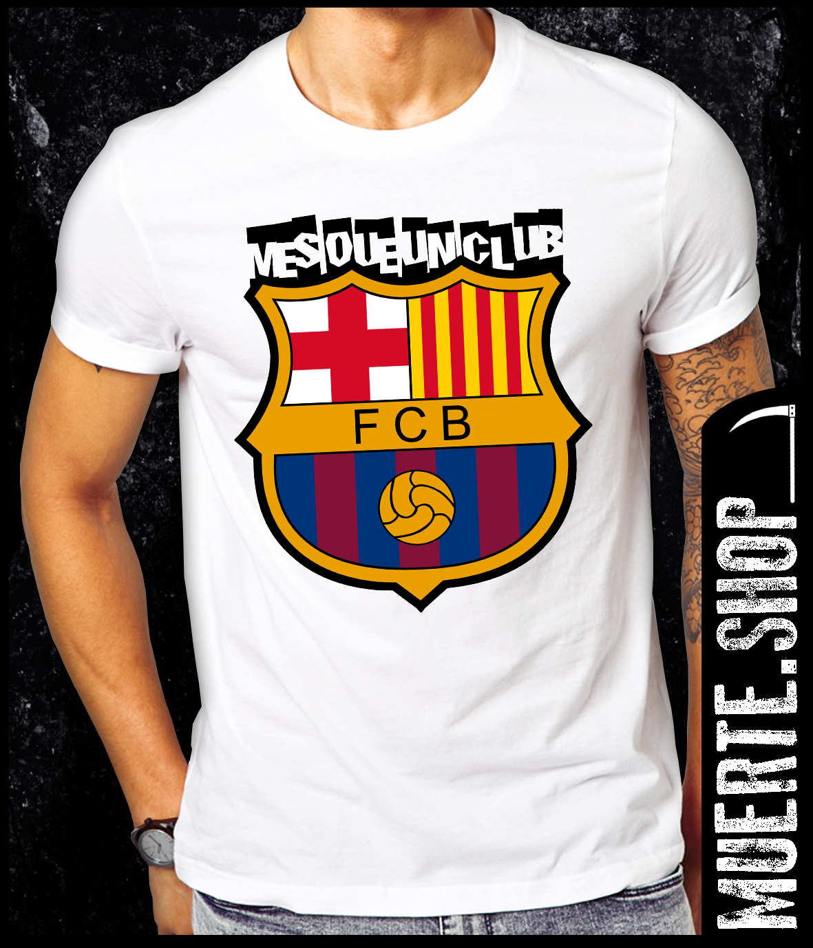 Тениска BARCELONA CLUB FUTBOL Тениска BARCELONA CLUB FUTBOL